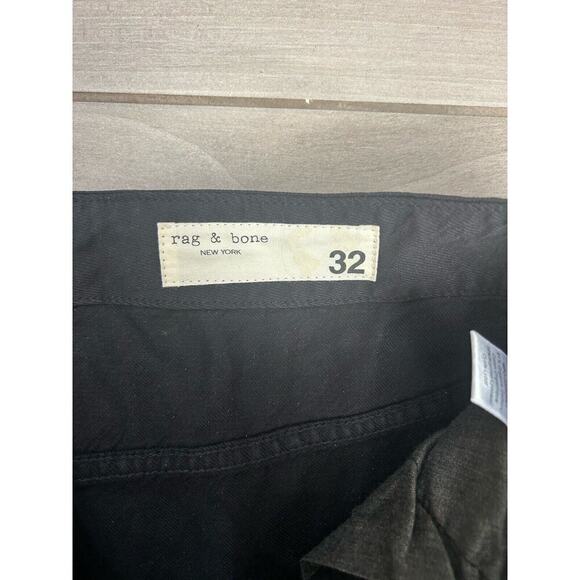 Rag & Bone Women's Black Buckley High-Rise Stretch Cargo Chino Pants Sz 32 BZ - Picture 5 of 7